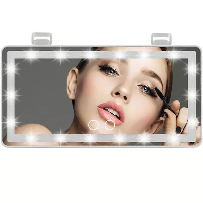 60 LEDs Car Sun Visor Vanity Mirror Rechargeable Makeup Mirror With 3Light Modes • $22.69