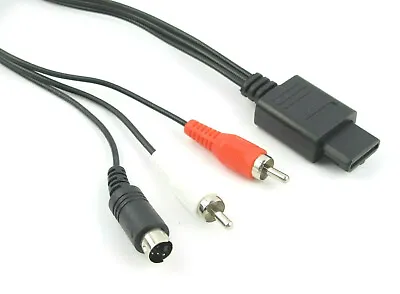 New S-Video Cable For Nintendo SNES N64 Game Cube S Video SVHS 6ft • $6.84