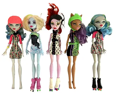 Lot Of Mattel 2011 Monster High Roller Maze Dolls Ghoulia Operata Clawdeen Abbey • $65