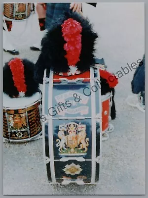 Military Photo Print The Black Watch Royal Highland Regiment Band Large Drum • $4.35