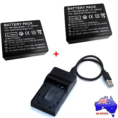 AU Battery / Charger For Panasonic Lumix DC-ZS70 DC-TZ90 DC-TZ95 DC-ZS200 Camera • $39.88