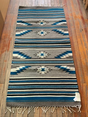 $82.95 • Buy Zapotec Handwoven Wool Rug; 30”x60”; Z316-7