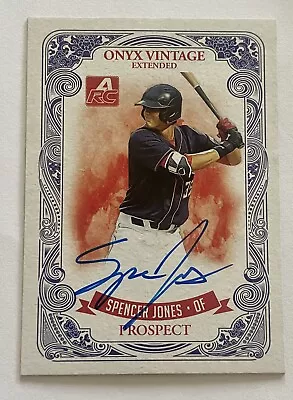 2022 Onyx Vintage Extended SPENCER JONES Auto /400 Prospect Auto Yankees (i) • $99.99