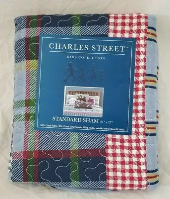 Charles Street All Star Camp Standard Pillow Sham 21  X 27  NIP • $26.10