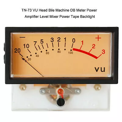 1PC VU Panel Meter TN-73 High Precision VU Meters Header DB Meter Level Audio US • $18.99