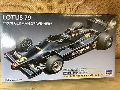 Hasegawa 1/20 Scale Lotus 79 (1978 German GP) Detailed F1 Model Kit No. 23203. • £19.99