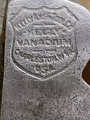 Vintage KELLY AXE & TOOL CO. Vanadium Embossed Carpenter's Half Hatchet Hammer • $65