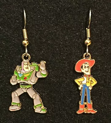 BUZZ LIGHTYEAR & WOODY TOY STORY Earrings Disney Stainless Hook New Mix Duo • $5.99
