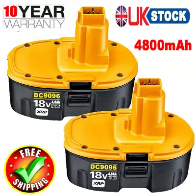 £29.29 • Buy 2-PACK 18V For Genuine Dewalt 18V VOLT XRP DC9096 DC9098 NiCd Battery DC9096-2