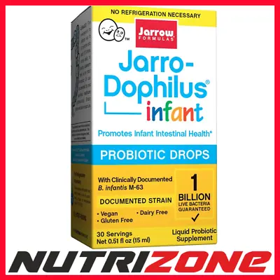 £13.90 • Buy Jarrow Formulas Jarro-Dophilus Infant Probiotic Drops - 15 Ml