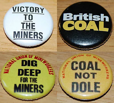 COAL NOT DOLE Button Badge 25mm / 1 Inch MINER'S STRIKE 80s SCARGILL • £2.59