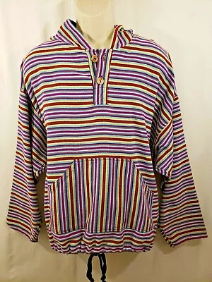 Authentic Aztec Legarro Baja Shirt Long Sleeve Pullover Hoodie Size L Unisex • $19.99