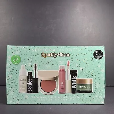 Sephora Favorites Sparkly Clean 6pc Holiday Must Have Makeup Gift Set Kit 2022 • $42.49