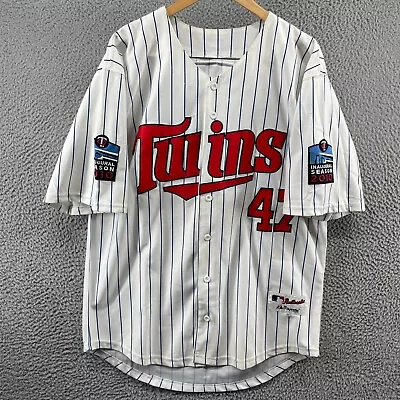 Minnesota Twins Francisco Liriano #47 Majestic Authentic Baseball Jersey Size 54 • $44.99