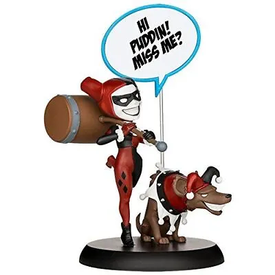QM DC Comics Q-FIG Mini Statue - Harley Quinn [Hi Puddin  Miss Me ?] • £34.99