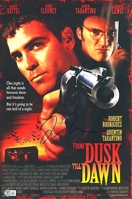 Quentin Tarantino Signed Autograph From Dusk Till Dawn 12x18 Photo Poster Bas • $1000