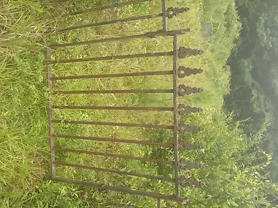 1900s 4 Ft H Wrought Iron Fence 200 Ft With Gate • $7800