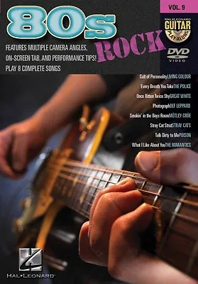 80s Rock Guitar Play-Along Video With Tablature DVD NEW 000320523 • $13.95