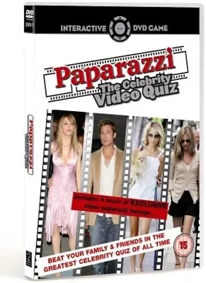 Paparazzi The Celebrity Video Quiz Interactive Dvd Game New Sealed #pb • £2.50