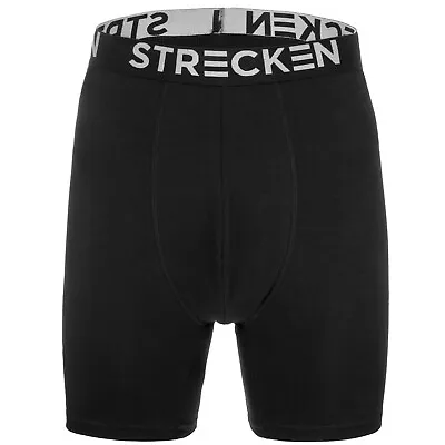 STRECKEN 6 Pack Big & Tall Men Magic Soft Boxer Brief Cotton Black 3X 4X 5X  • $35.95