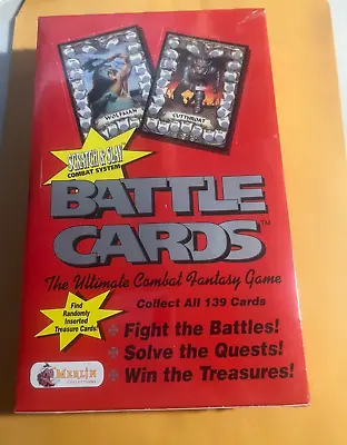 Sealed Box~Merlin Battle Cards Combat Fantasy Game TCG~ 36 Packs 1993-New • $9.94