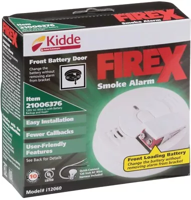 Kidde I12060 Hardwired Smoke Alarm With Battery Back Up .Newly MANUFACTURED! • $22