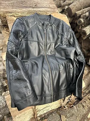 Exotic Leather Jacket Python  • $1500