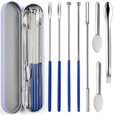 8 Piece Home & Lab Supplies - Micro Tiny Spoon Spatula Lab Scoop Filling Tray • $11.69