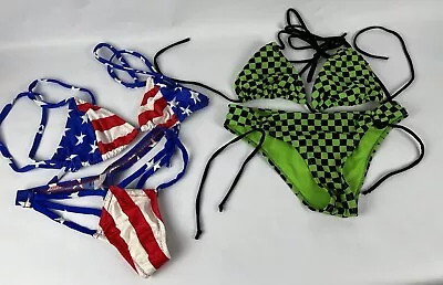 Lot Of 2 Womens Size Small Bikinis Unbranded • £19.30