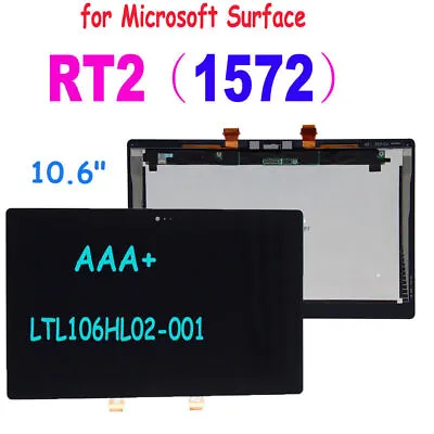 For Microsoft Surface RT 2 RT2 1572 10.6  LCD Display Touch Screen Digitizer • $78.44