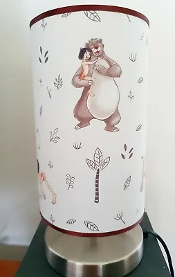 Disney The Jungle Book Bedside Touch Lamp Night Light Fabric Shade Nursery Baby • $79.98