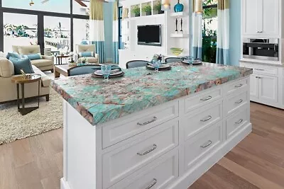 Amazonite Stone Countertop Granite Slab For Kitchen Counter Top Home Decor Art • $896