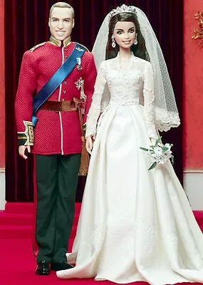 Prince William & Kate Middleton Wedding As Barbie Dolls Fridge Magnet 5 X3.5  • £3.88