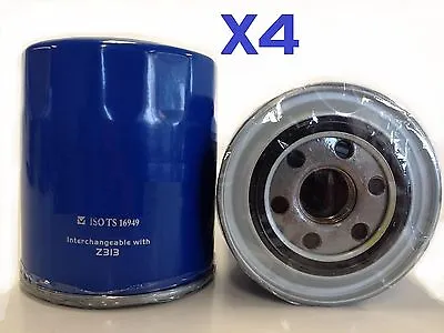 4x Oil Filters Fit Z313 Mitsubishi Triton 2.5L 2008on ML&N 4D56 16V Common-RailD • $58.90