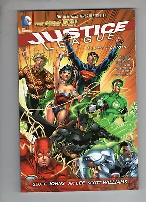 $18 • Buy Justice League   - Vol 1-  Origin    Trade Paperack   - Dc Comics New 52