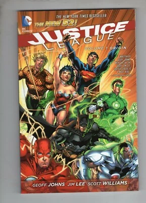 $18 • Buy Justice League   - Vol 1-  Origin    Trade Paperack   - Dc Comics New 52