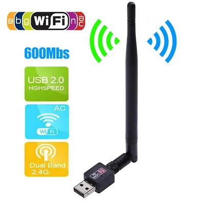 Usb Wifi Card Portable Wide Compatiblity Long Distance Wifi Router Signal • $9.81
