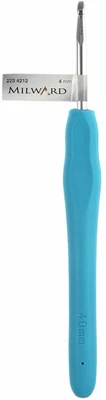 £3.49 • Buy Milward - 4mm - Soft Grip Ergonomic Crochet Hooks - Aluminium Knitting Hook 