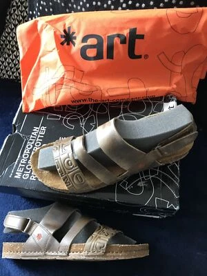 £29.99 • Buy The Art Company Creta  Rustic Leather Sandals Size 6 New Boxed With Shoe Bag