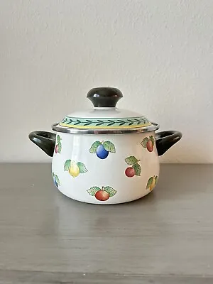 Villeroy & Boch French Garden Enamel Stew Pot With Lid • $44