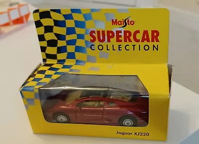 Maisto Supercar Collection Jaguar XJ220 Die Cast Car Boxed  • £1.49