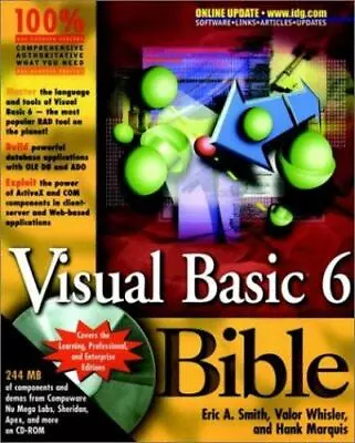 Visual Basic 6 Bible - Paperback 9780764532276 Eric A Smith • $7.62