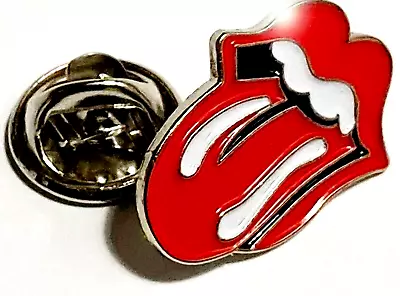 Rolling Stones Metal & Enamel Pin Badge • £1.99