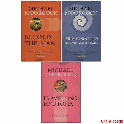 £24.99 • Buy Michael Moorcock's 3 Books Collection Set Behold Jerry, Travelling Paperback NEW