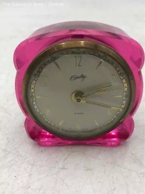 Bradley Pink West Germany Analog Display Quartz Movement Modern Alarm Clock • $9.99