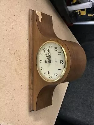 Vintage Howard Miller Mantel Clock West Germany W/ Key - For Parts Or Repair • $75