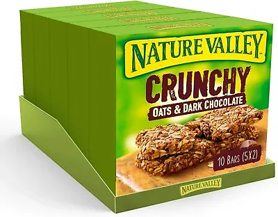 New Nature Valley Oat Chocolate Cereal Bars 10 Bars Pack Of 5 Total 50 Bars N U* • £12.50