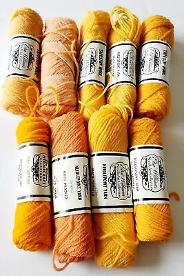 9 Elsa Williams Tapestry Wool Needlepoint Yarn 40 Yd Skeins Gold Orange Etc • $13.95