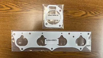 Thermal Intake & 70mm Throttle Body Gasket Honda Acura K20A K20A2 K-Series • $22.50