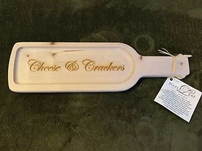 NWT Maple Leaf At Home ‘Cheese & Crackers’Bottle-Shapped Cutting Board • $10